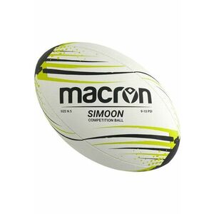 Minge rugby SIMOON competition - marimea 5 - alb/bleumarin/verde fluo imagine
