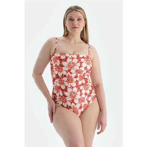 Costum de baie intreg cu model floral imagine
