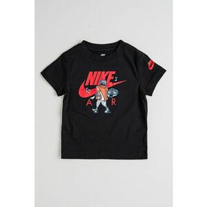 Tricou cu decolteu la baza gatului si imprimeu logo imagine