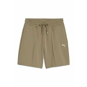 Pantaloni scurti cu talie inalta si logo imagine