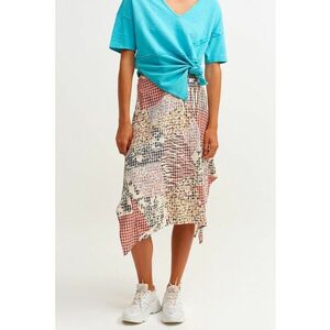 Bluza lejera de bumbac cu decolteu in V imagine