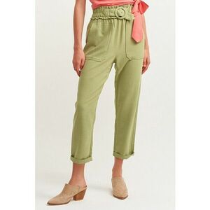 Pantaloni drepti cu talie inalta imagine