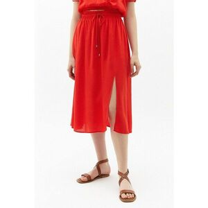 Fusta midi dreapta cu slit frontal imagine