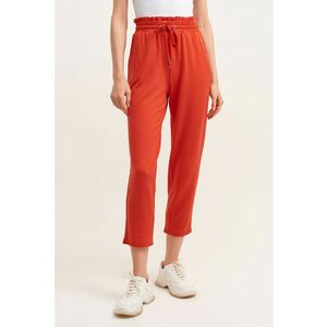 Pantaloni cu talie inalta si buzunare imagine