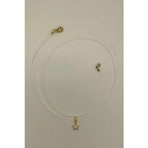 Colier cu elemt stea placat cu aur de 14K imagine