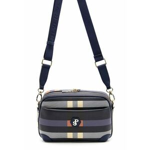 Geanta crossbody de piele ecologica in carouri imagine