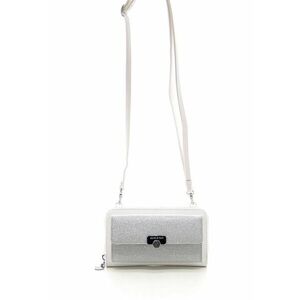 Geanta crossbody din piele ecologica cu aspect stralucitor imagine