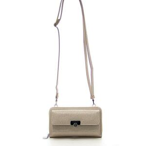 Geanta crossbody din piele ecologica cu aspect stralucitor imagine