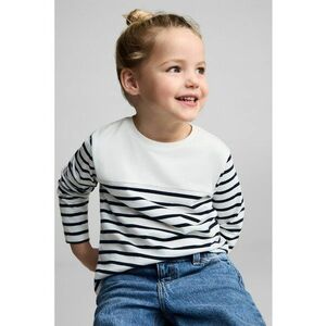 Bluza din bumbac cu model in dungi imagine