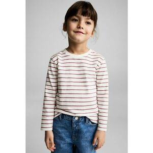 Bluza din bumbac cu model in dungi imagine