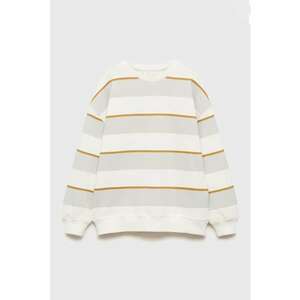 Bluza de trening din bumbac cu model in dungi imagine