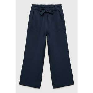 Pantaloni ampli cu snur - din lyocell imagine