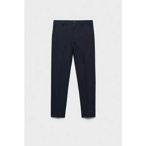Pantaloni conici din amestec de in imagine