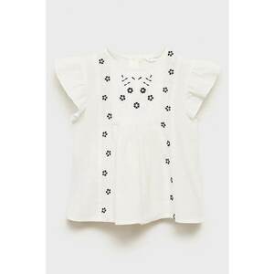 Tricou din amestec de in - brodat imagine