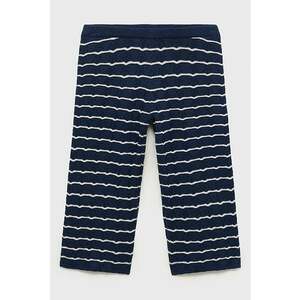 Pantaloni tricotati in dungi - cu perforatii imagine