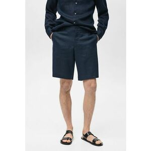Pantaloni scurti din in cu buzunare imagine