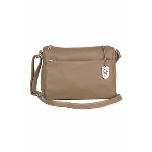 Geanta crossbody din piele cu fermoar imagine