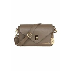 Geanta crossbody din piele cu logo discret imagine
