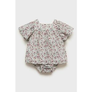 Set de chiloti si rochie cu imprimeu floral - 2 piese imagine
