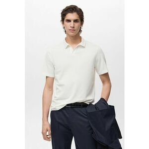 Tricou polo slim-fit din pique imagine