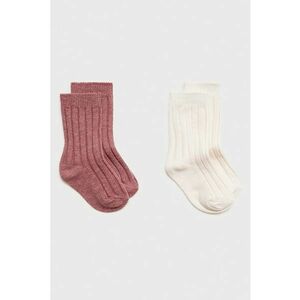 Set de sosete lungi cu aspect striat - 2 perechi imagine