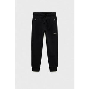 Pantaloni jogger cu talie medie si snur imagine