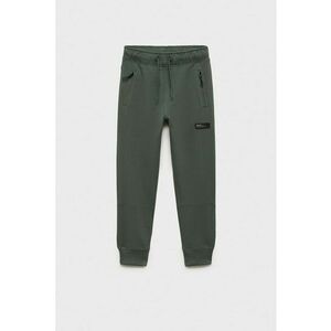 Pantaloni jogger cu talie medie si snur imagine