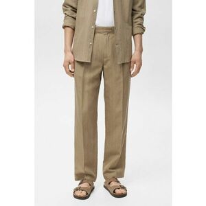 Pantaloni eleganti din amestec de in si lyocell imagine