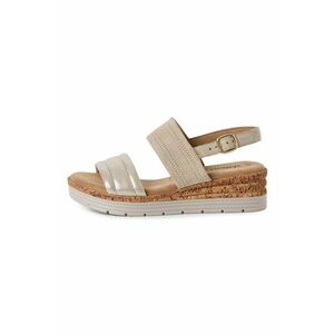 Sandale wedge cu catarama imagine