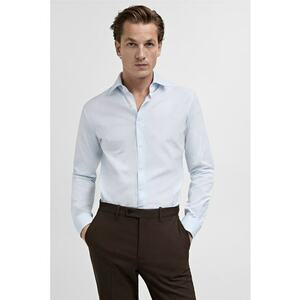 Camasa slim fit cu guler ascutit imagine