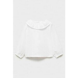 Bluza uni cu guler Peter-Pan imagine