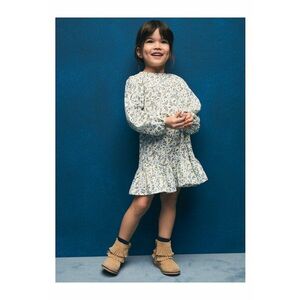 Rochie evazata din bumbac imagine