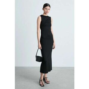 Rochie midi cu slit pe partea din spate imagine