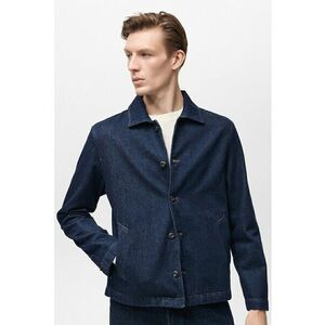 Jacheta din denim cu buzunare oblice imagine