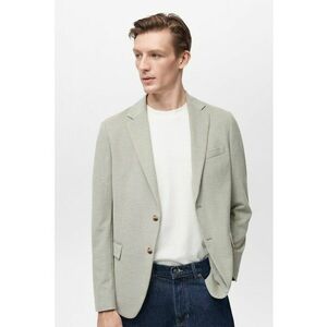 Sacou slim fit din amestec de bumbac imagine