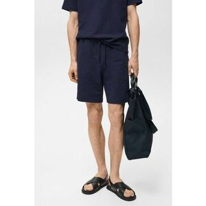 Pantaloni scurti texturati cu snur de ajustare imagine