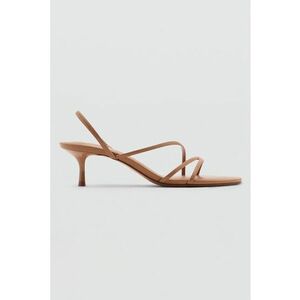 Sandale slingback din piele ecologica imagine