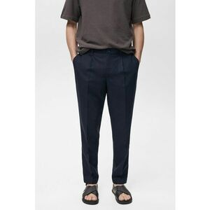 Pantaloni din amestec de lyocell si in imagine