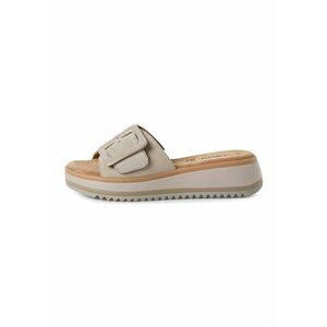 Papuci de casa demi-wedge din piele ecologica imagine