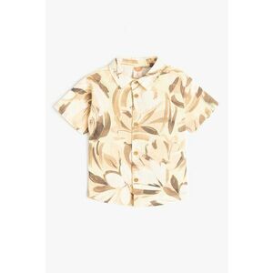 Camasa din bumbac cu model floral imagine