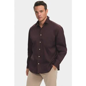 Camasa relaxed fit cu guler ascutit imagine