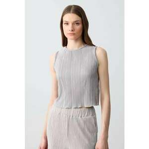 Top crop cu aspect texturat imagine