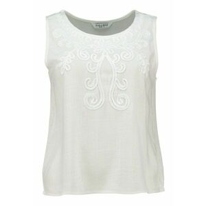 Bluza cu detalii brodate - fara maneci imagine