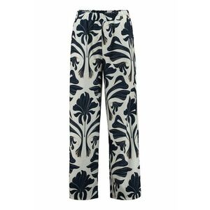 Pantaloni cu talie elastica cu imprimeu floral imagine
