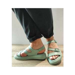Sandale Casual Dama K247-1 Verzi Menta - Verde - imagine