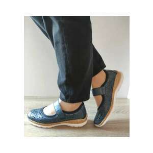 Pantofi Casual Perforati Dama N4299-14 Albastri - Albastru - imagine