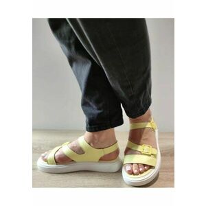 Sandale Casual Dama K247-1 Galbene - Galben - imagine