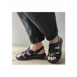 Sandale Casual Barbati Y5011S Negre - Negru - imagine