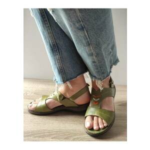 Sandale Casual Dama 4773 5 Verzi Olive - Verde - imagine