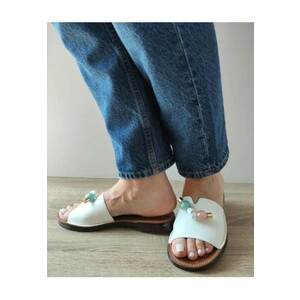 Saboti Casual Dama 70448 13-N Albi - Alb - imagine